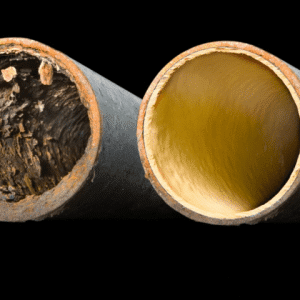 911 Sewer Specialists Pipes Before and After Trenchless Pipelining in Torrance California
