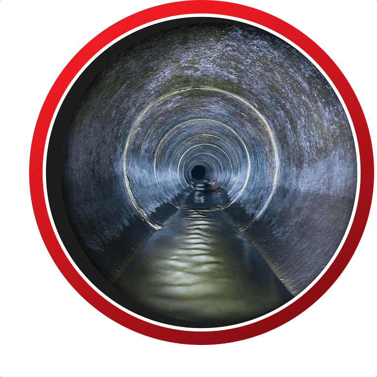 911 Sewer Specialists Look Inside a Drain Pipe in Torrance California