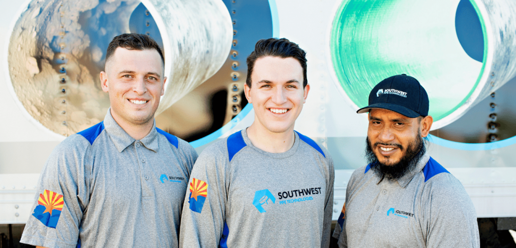 Southwest Pipe Technologies Mesa Arizona Trenchless Pipe Repair Technicians and Truck