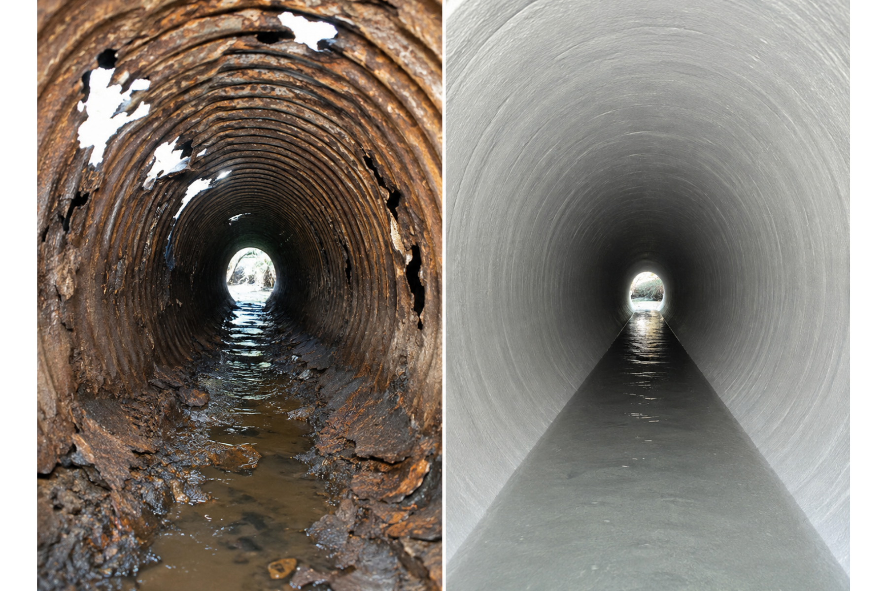 trenchless storm pipe lining repair